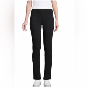 Lands' End Black Starfish Slim Leg Pull On Pants in Size Small/6-8.